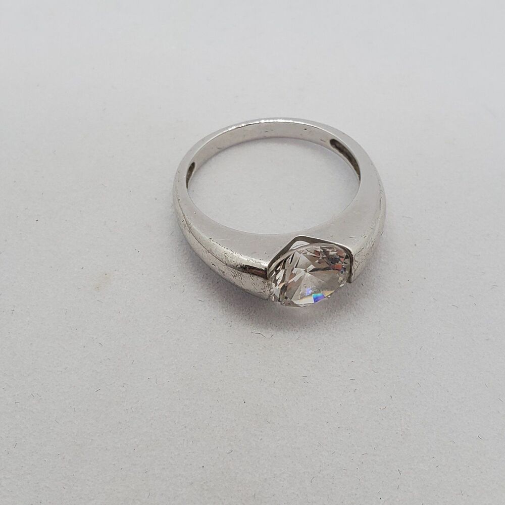 Sterling Silver Size 6 CZ Ring